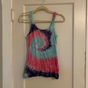Tie dyed tank top
